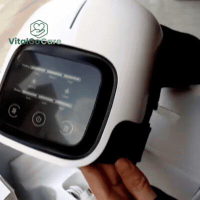 VitalGo KneeRelief Pro heat and vibration knee massager