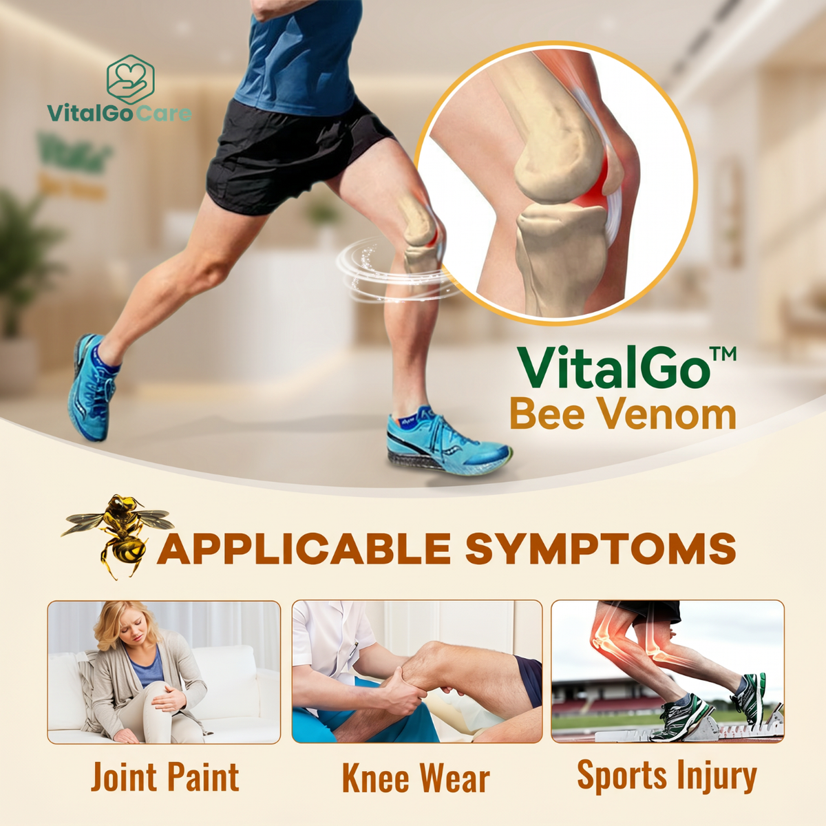 VitalGo™ Bee Venom Joint Care Cream