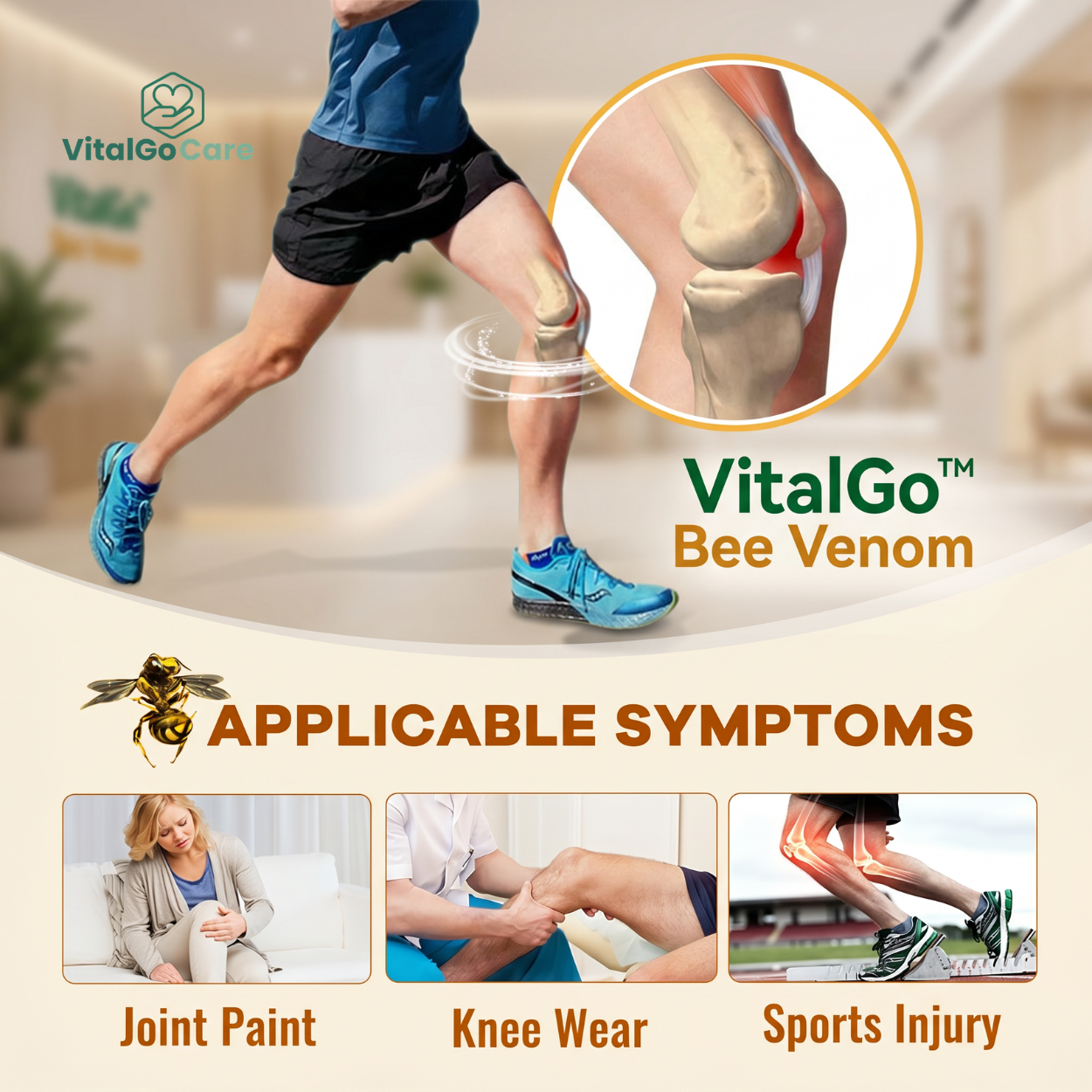 VitalGo™ Bee Venom Joint Care Cream